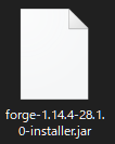 forge(javaなし)